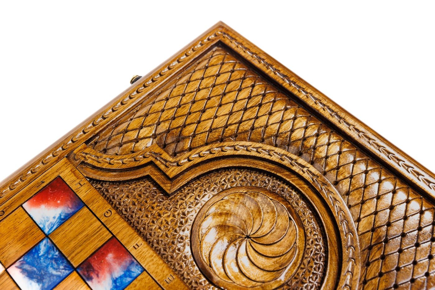 Backgammon Board - Painting & Epoxy - Unumperfectus