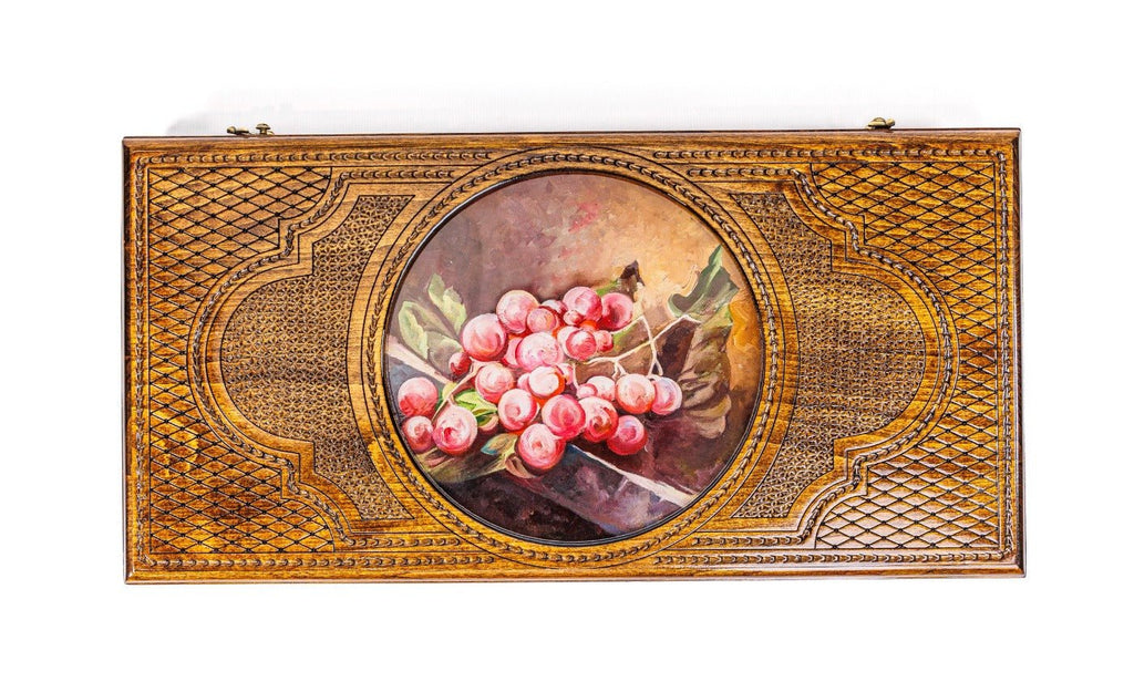 Backgammon Board - Grape Painting - Unumperfectus