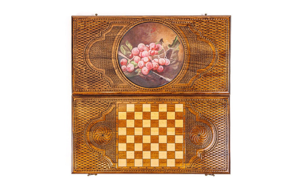 Backgammon Board - Grape Painting - Unumperfectus