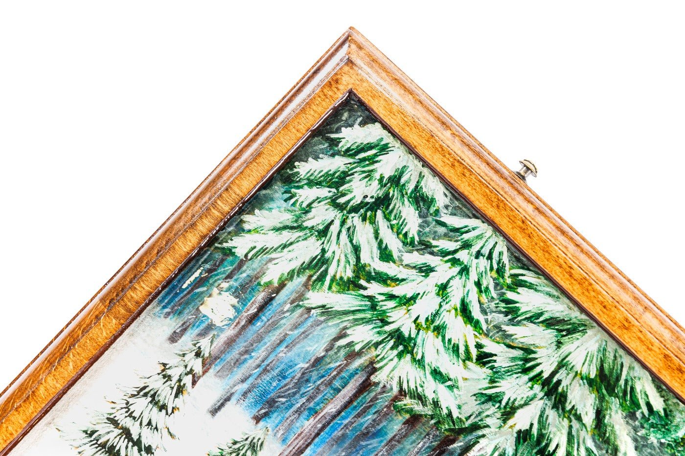 Backgammon Board - Winter & Bears Painted - Unumperfectus