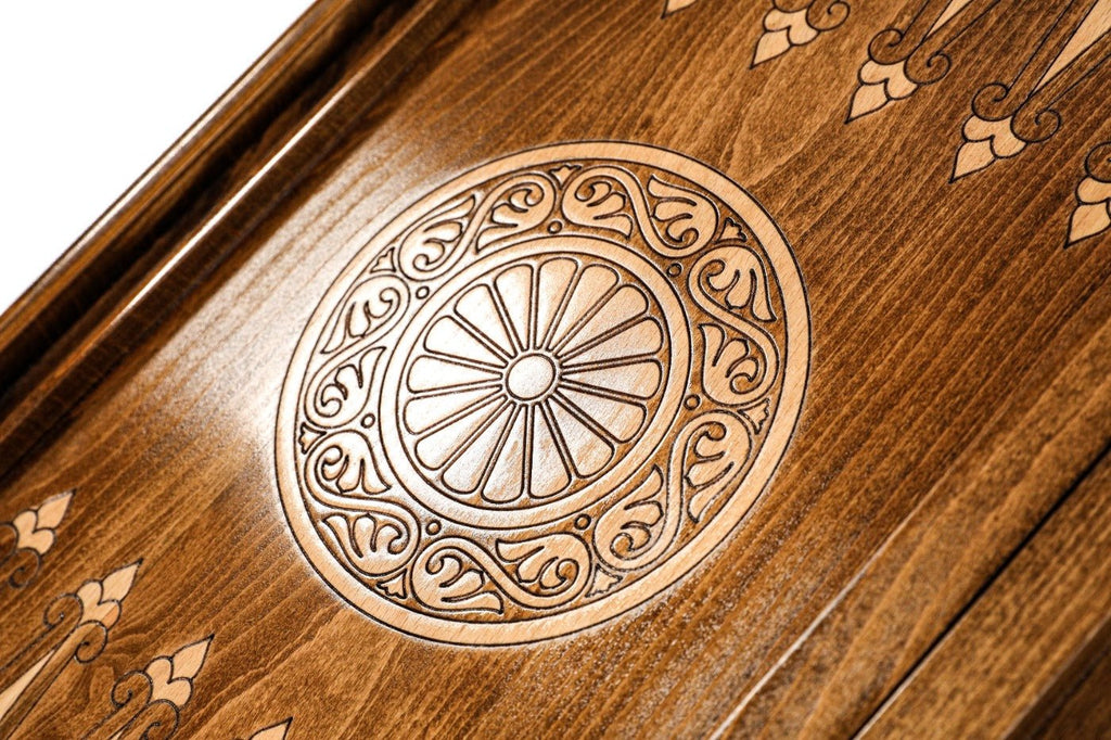 Backgammon Board - Winter & Bears Painted - Unumperfectus