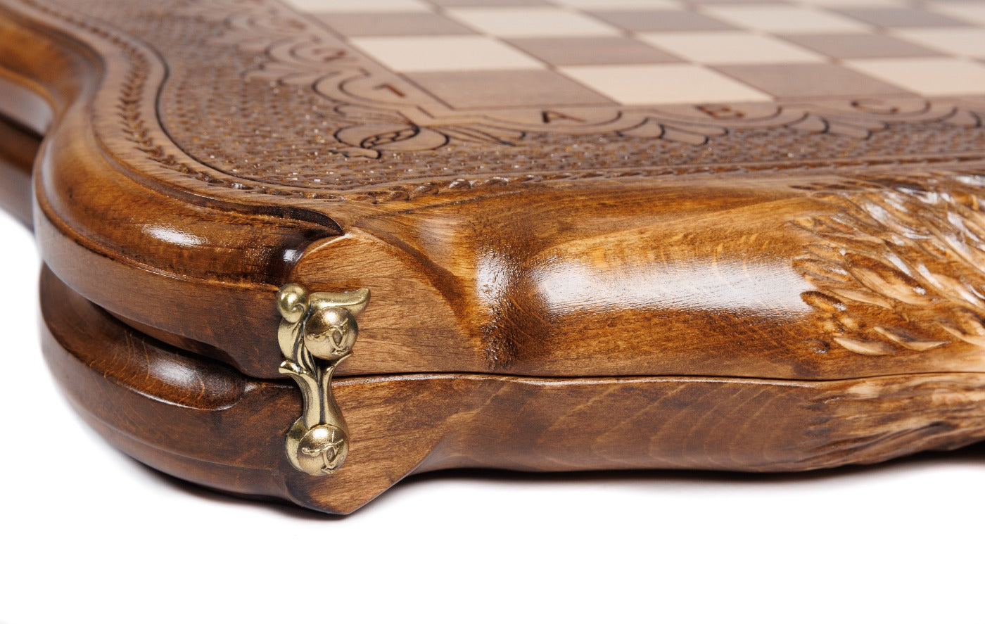 Chess Set with Mount Ararat Outline – Wooden Chess Board - Unumperfectus