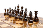 Classic Eternity chess set - chess pieces set up for play