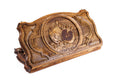 Pomegranate wooden backgammon board handcrafted contour outline design