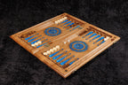 Luxury handmade Tree of Life chess backgammon board 23.6 inch with decorative resin accents