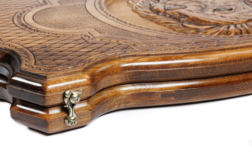 Backgammon Board - Majestic Lion - Unumperfectus