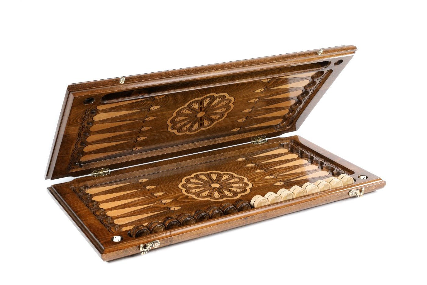 Wooden Backgammon Board Eagle Classic 23.6" | 60 cm - Unumperfectus