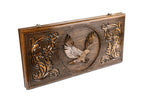 Eagle Classic backgammon board - closed cover detail