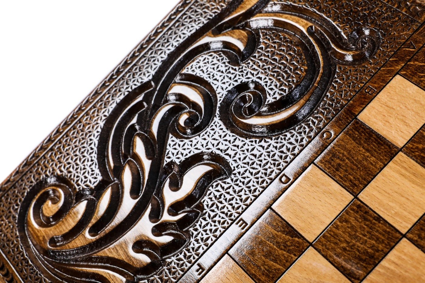 Wooden Backgammon Board Eagle Classic 23.6" | 60 cm - Unumperfectus