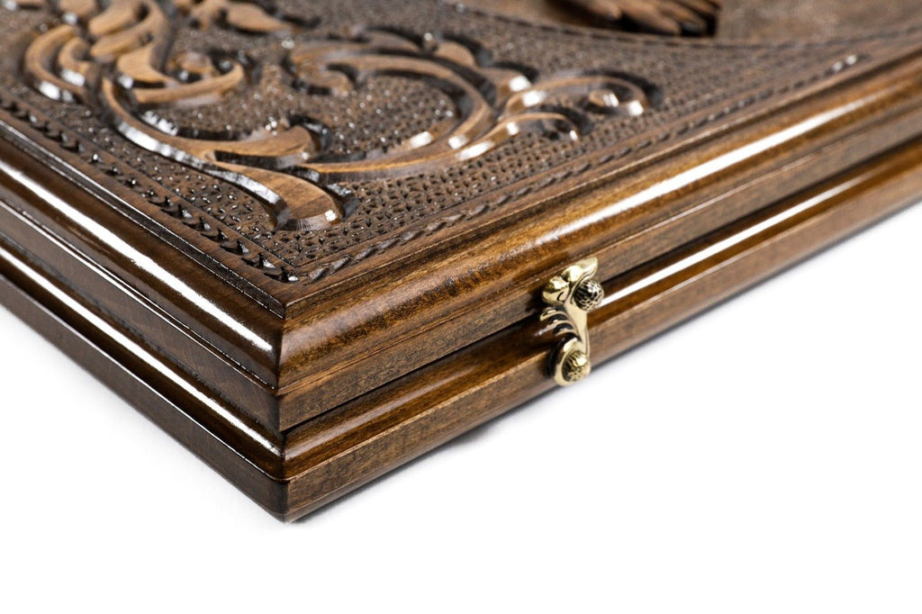 Wooden Backgammon Board Eagle Classic 23.6" | 60 cm - Unumperfectus