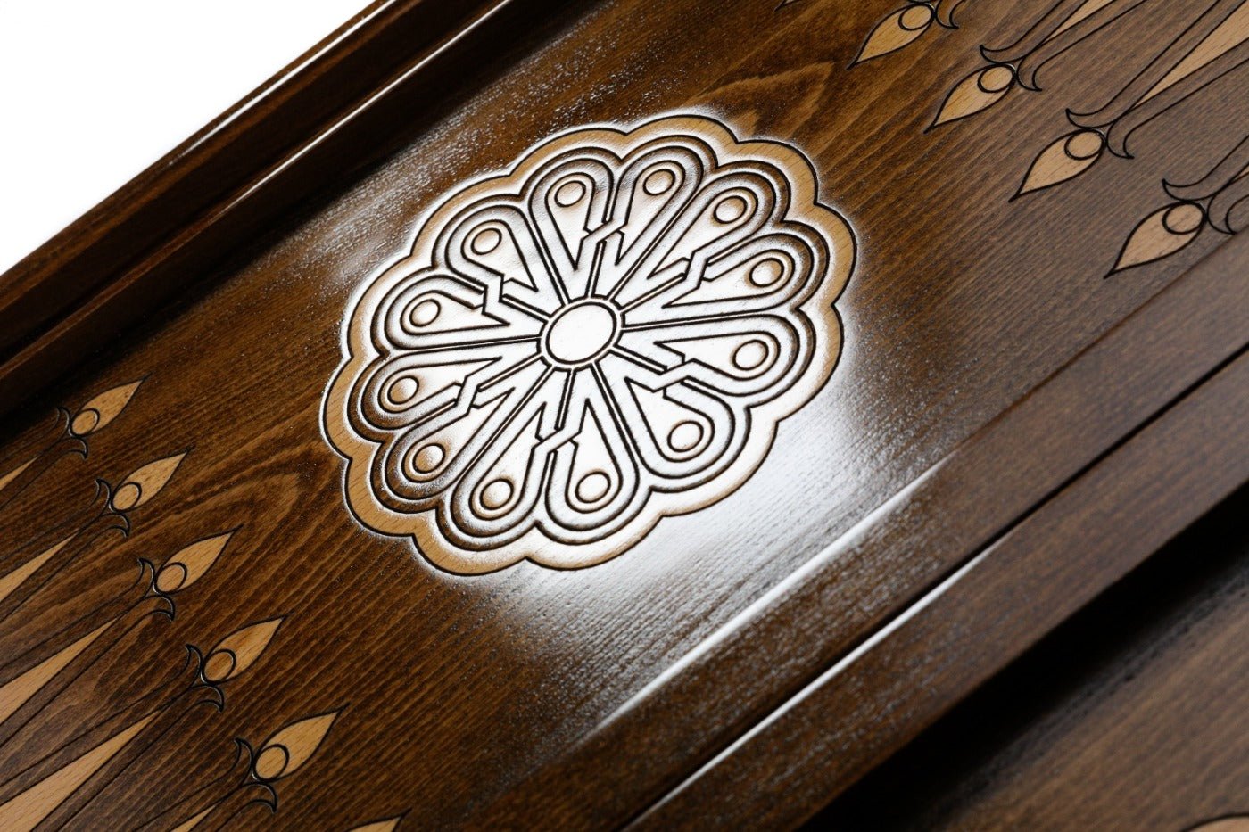Wooden Backgammon Board Eagle Classic 23.6" | 60 cm - Unumperfectus