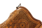 World Map Epoxy Mount Ararat backgammon board - side profile showing the craftsmanship
