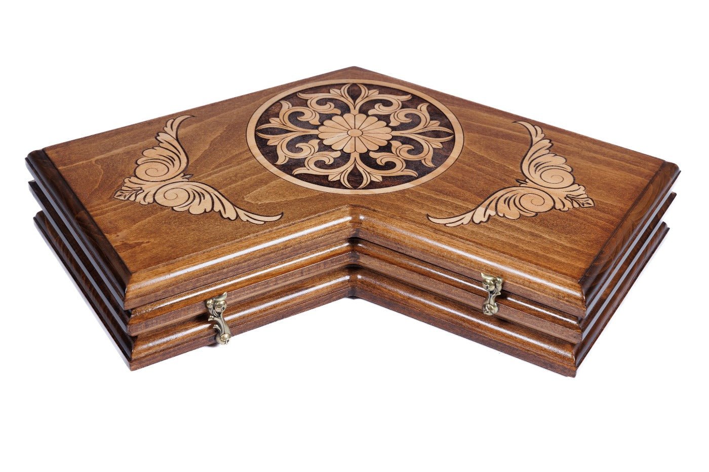 Backgammon Board - Three-Player Triple-Field Edition - Unumperfectus