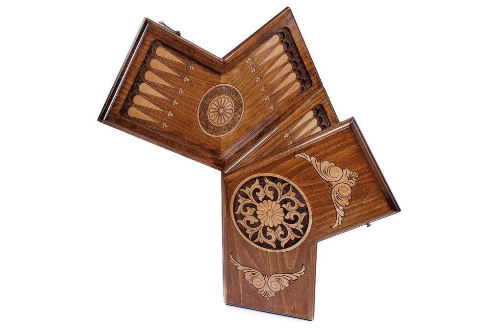 Backgammon Board - Three-Player Triple-Field Edition - Unumperfectus