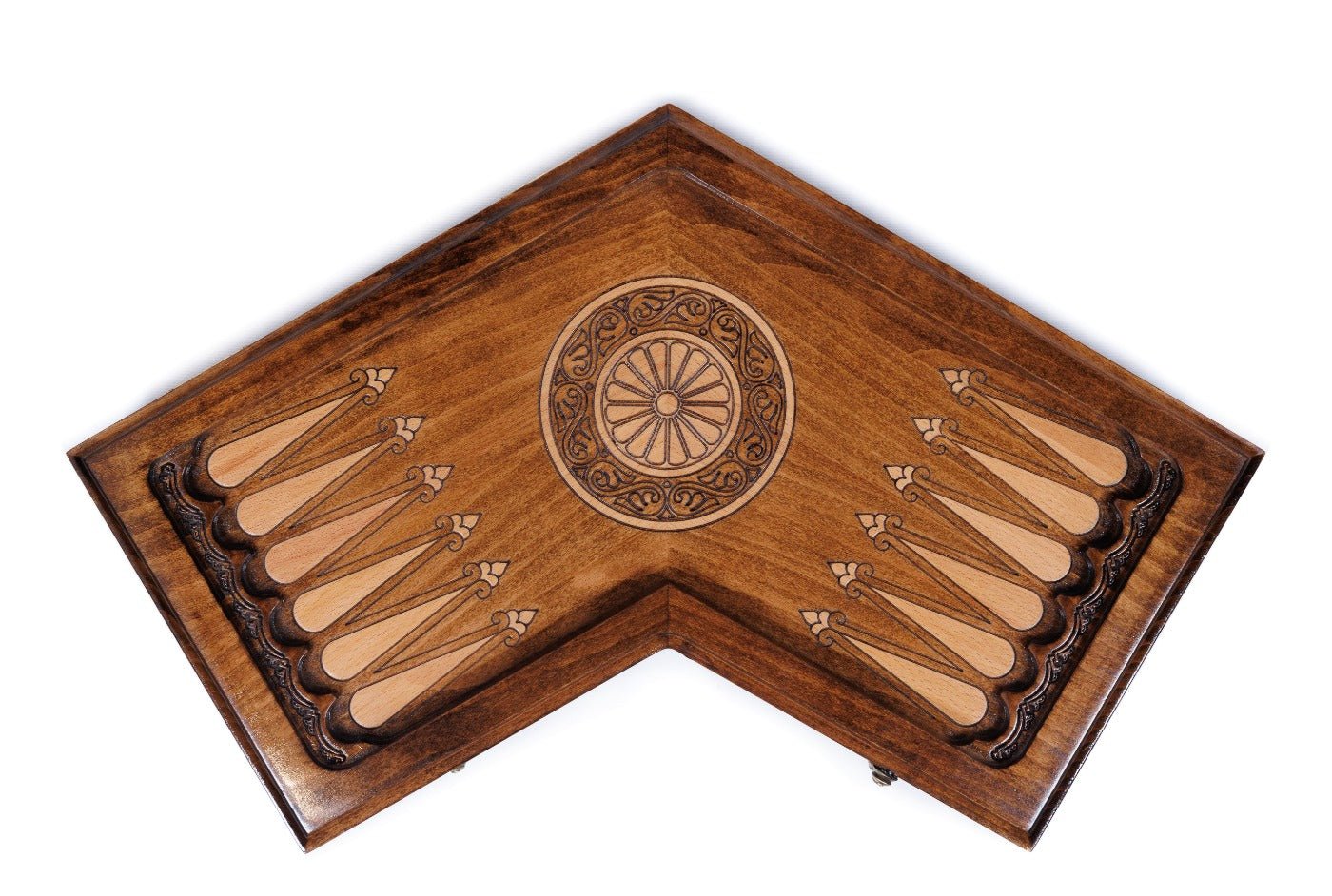 Backgammon Board - Three-Player Triple-Field Edition - Unumperfectus