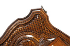 Cilician Sailing Ship backgammon board - detail of the wood grain and finish