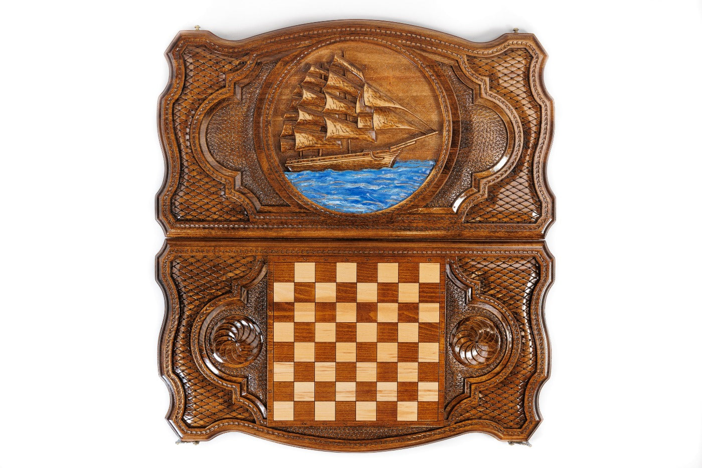 Backgammon Board - Cilician Sailing Ship - Unumperfectus