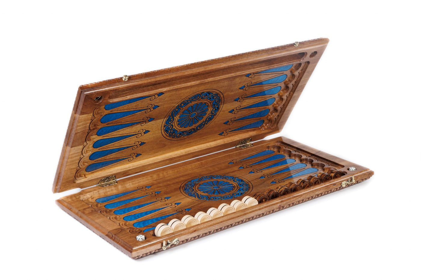 Backgammon Board - Pomegranate Tree & Epoxy Resin