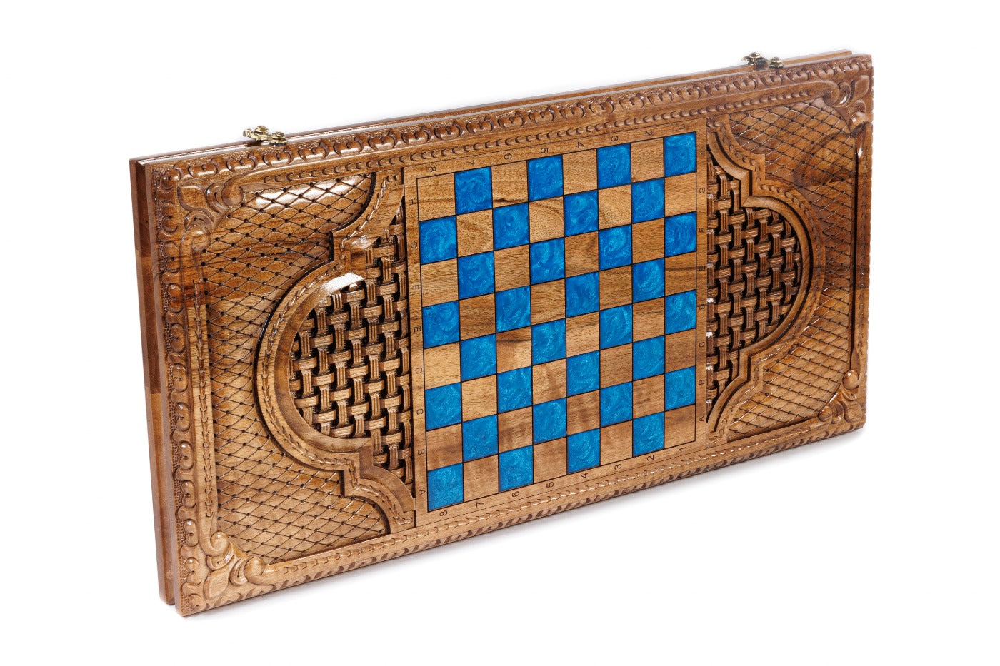 Backgammon Board - Pomegranate Tree & Epoxy Resin