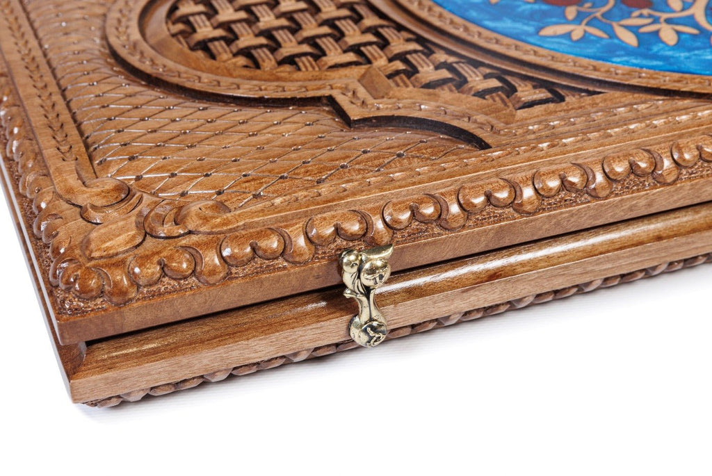 Backgammon Board - Pomegranate Tree & Epoxy Resin - Unumperfectus