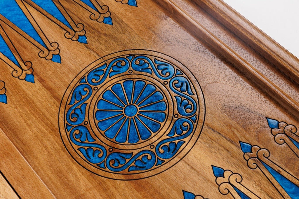 Backgammon Board - Pomegranate Tree & Epoxy Resin - Unumperfectus