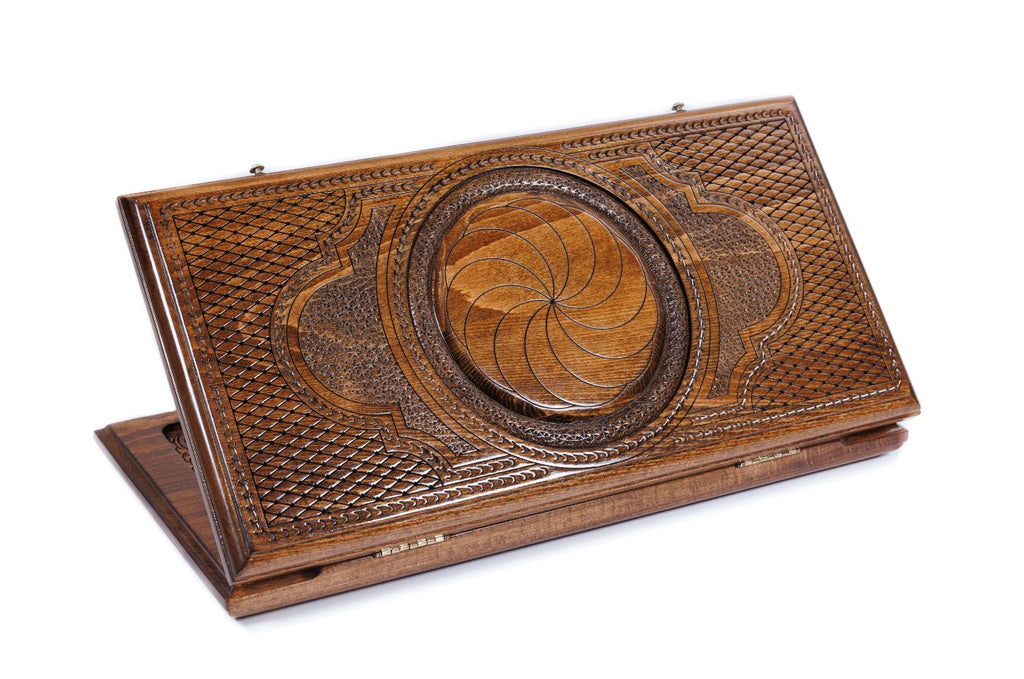 Eternity wooden backgammon board handcrafted classic luxury design