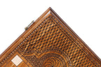 Eternity backgammon board - side profile showing the craftsmanship