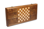 Mount Ararat backgammon board in wood by Hrachya Ohanyan