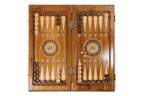 Mount Ararat backgammon board - side profile showing the craftsmanship