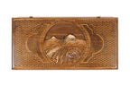 Mount Ararat backgammon board - corner detail of the board