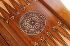 Coat of Arms of Armenia backgammon board - carrying case and accessories