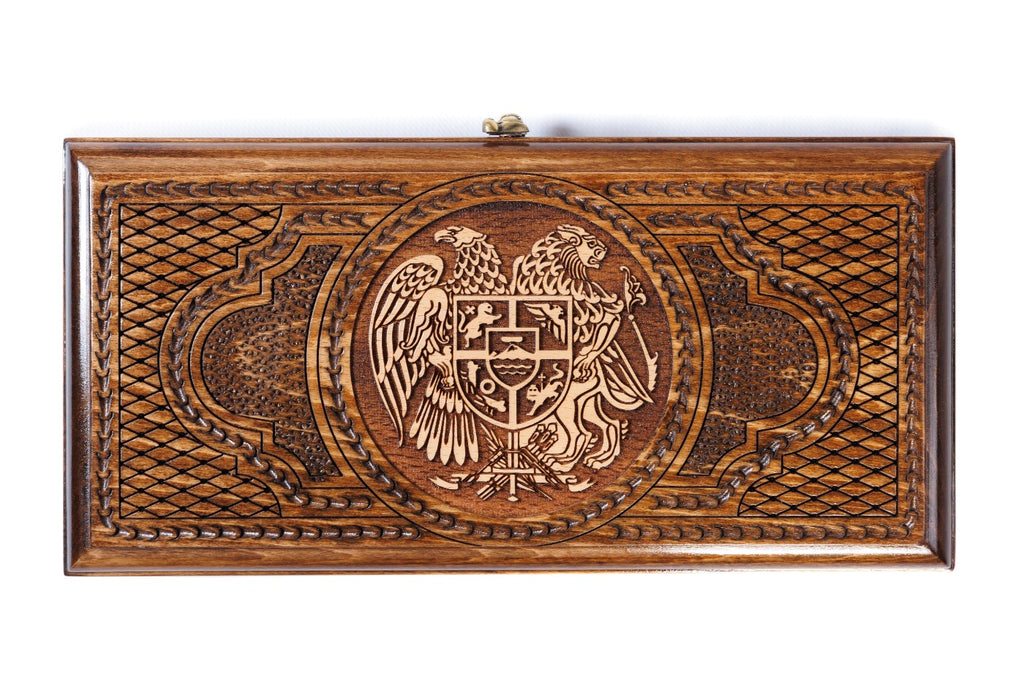 Backgammon Board - Coat of Arms of Armenia