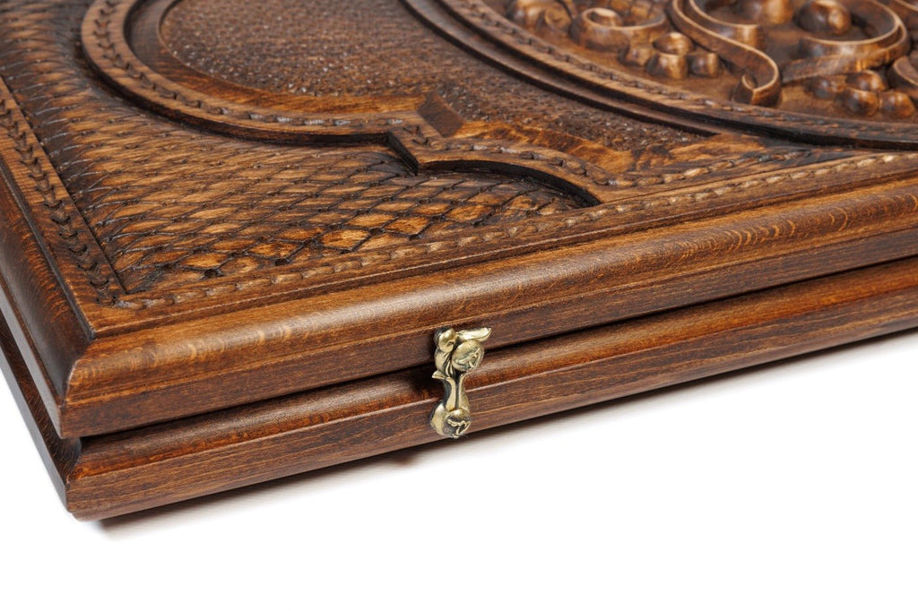 Backgammon Board - Ornamental Heritage Wooden - Unumperfectus