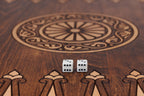 Backgammon Board - Ornamental Heritage Wooden - Unumperfectus