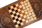 Backgammon Board - Ornamental Heritage Wooden - Unumperfectus