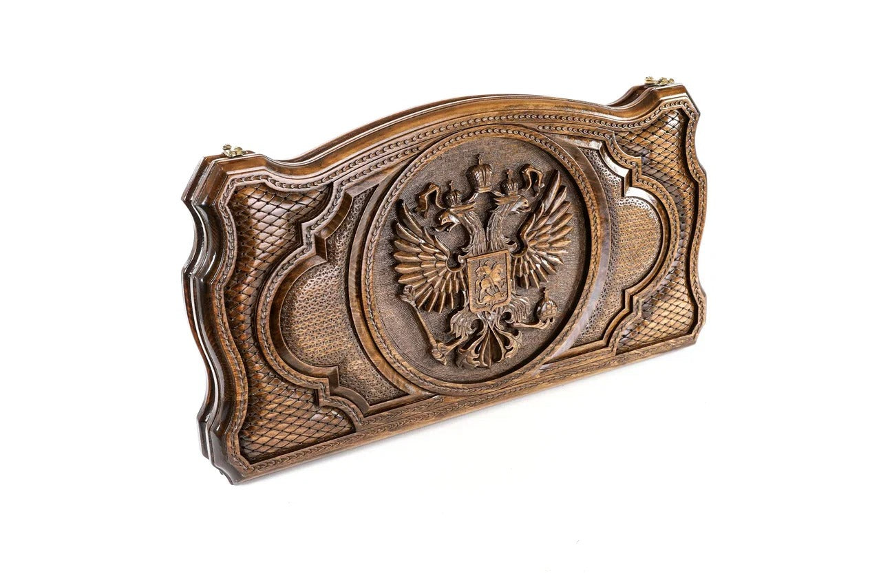 Backgammon Board - Coat of Arms of the Russian Federation - Unumperfectus