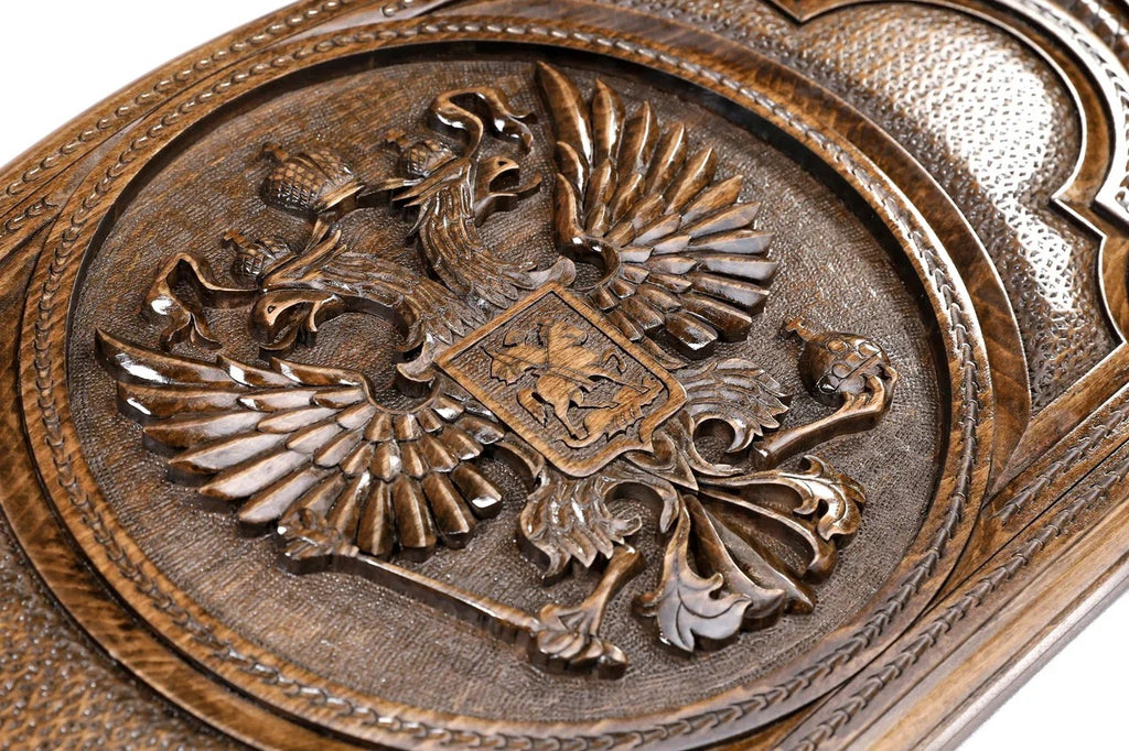 Backgammon Board - Coat of Arms of the Russian Federation - Unumperfectus