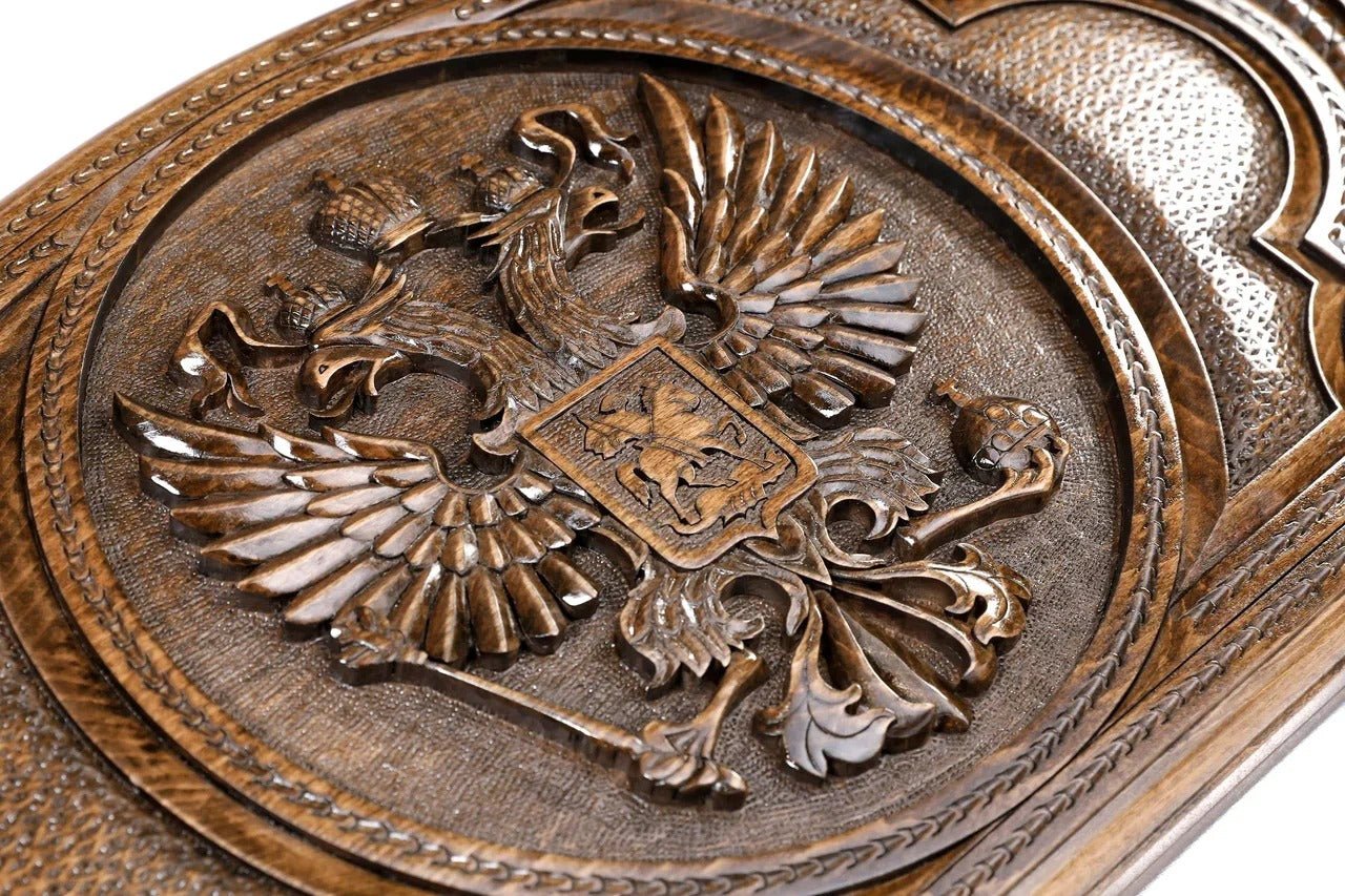Backgammon Board - Coat of Arms of the Russian Federation - Unumperfectus