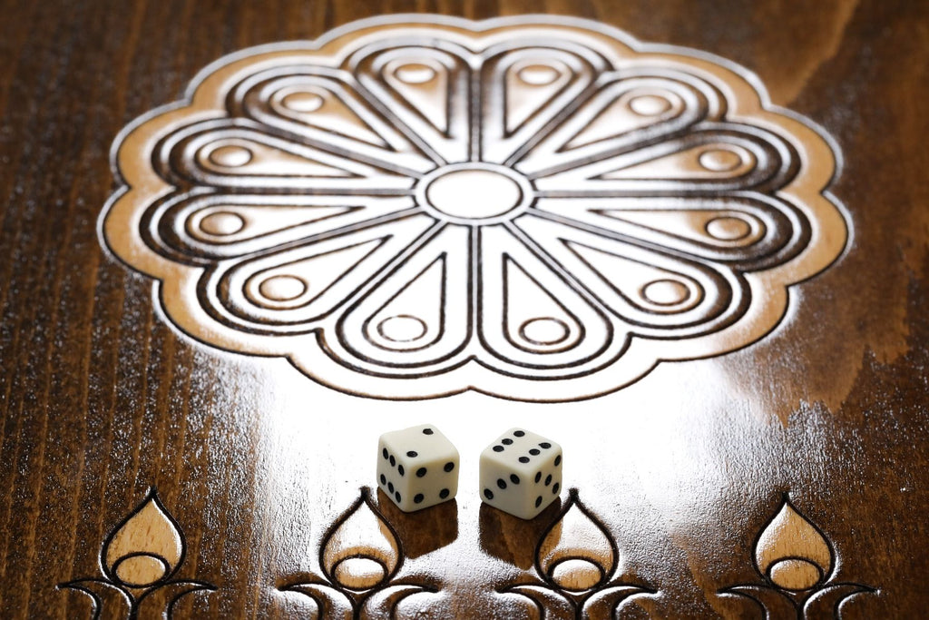 Armenian Classic Wooden Backgammon Board Ararat 23.6" | 60 cm - Unumperfectus