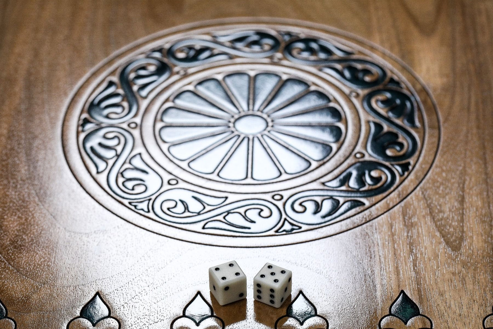 Epoxy Backgammon Set - Tree - Unumperfectus