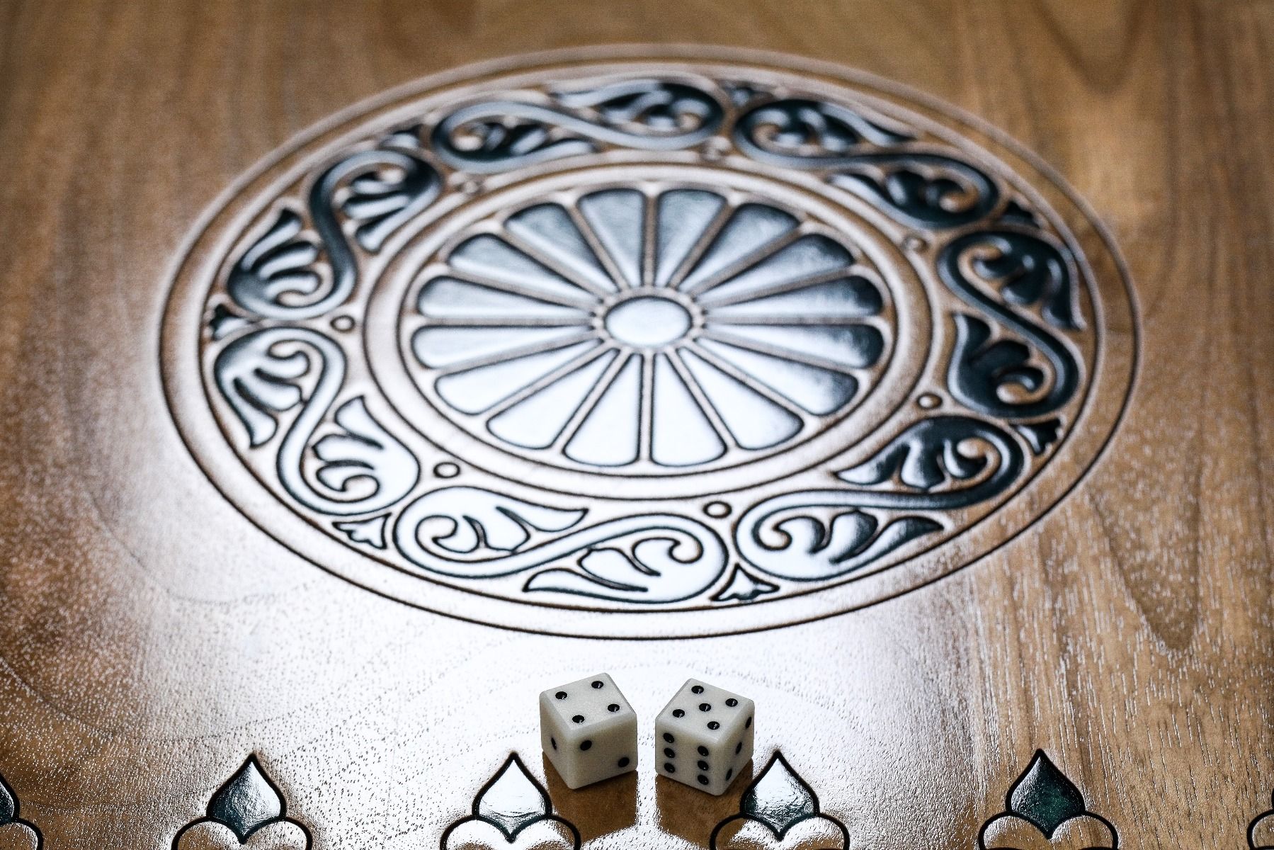 Epoxy Backgammon Set - Tree - Unumperfectus