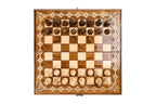 Classic Design chess set - chess pieces set up for play