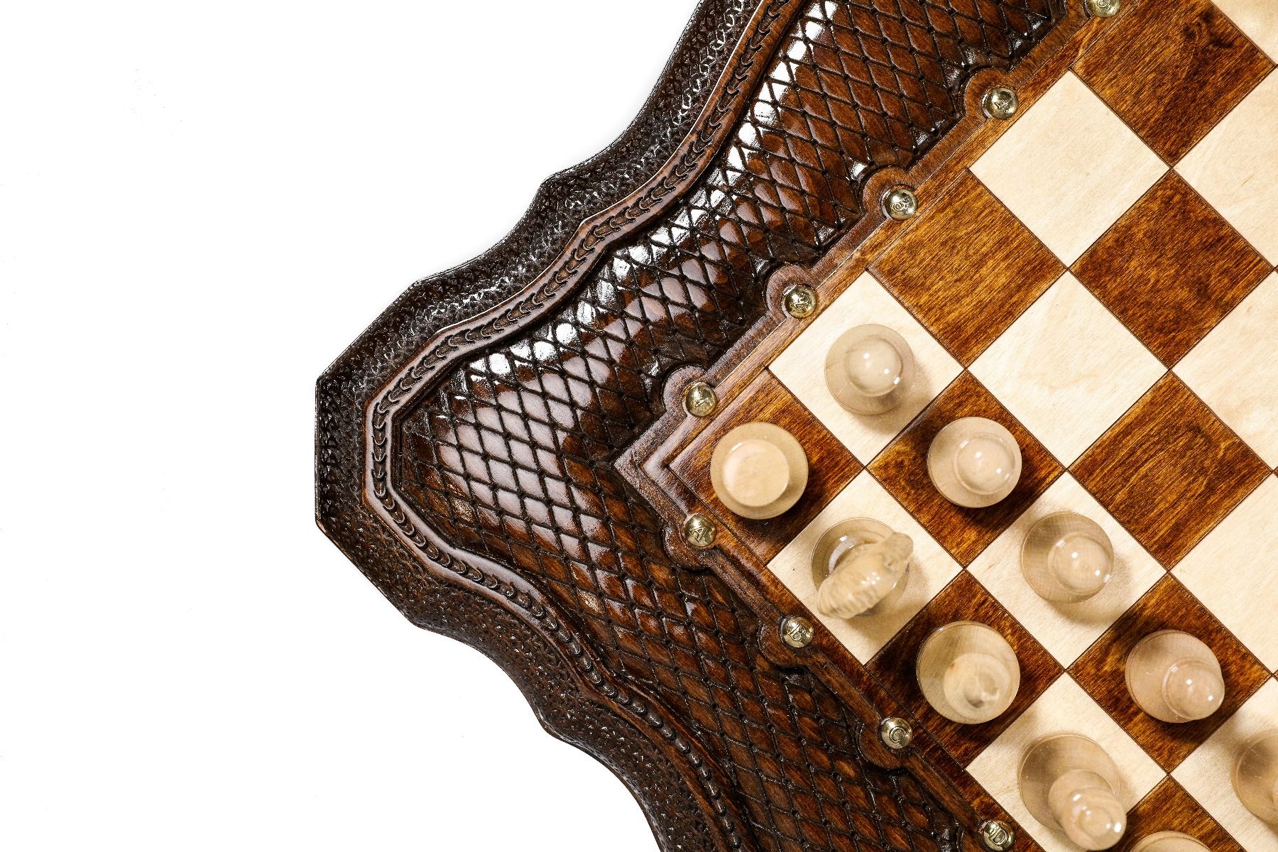 Chess Table Luxury with Contour Outline - Unumperfectus