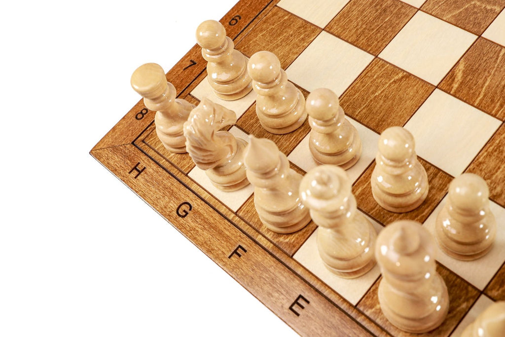 Classic Chess Set with Expanded Playing Field 15.7" | 40 cm - Unumperfectus