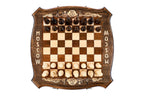 Premium artisan chess set elegant Russian inspired artwork
