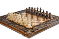 Ornamental bas-relief chess-backgammon classic - Unumperfectus