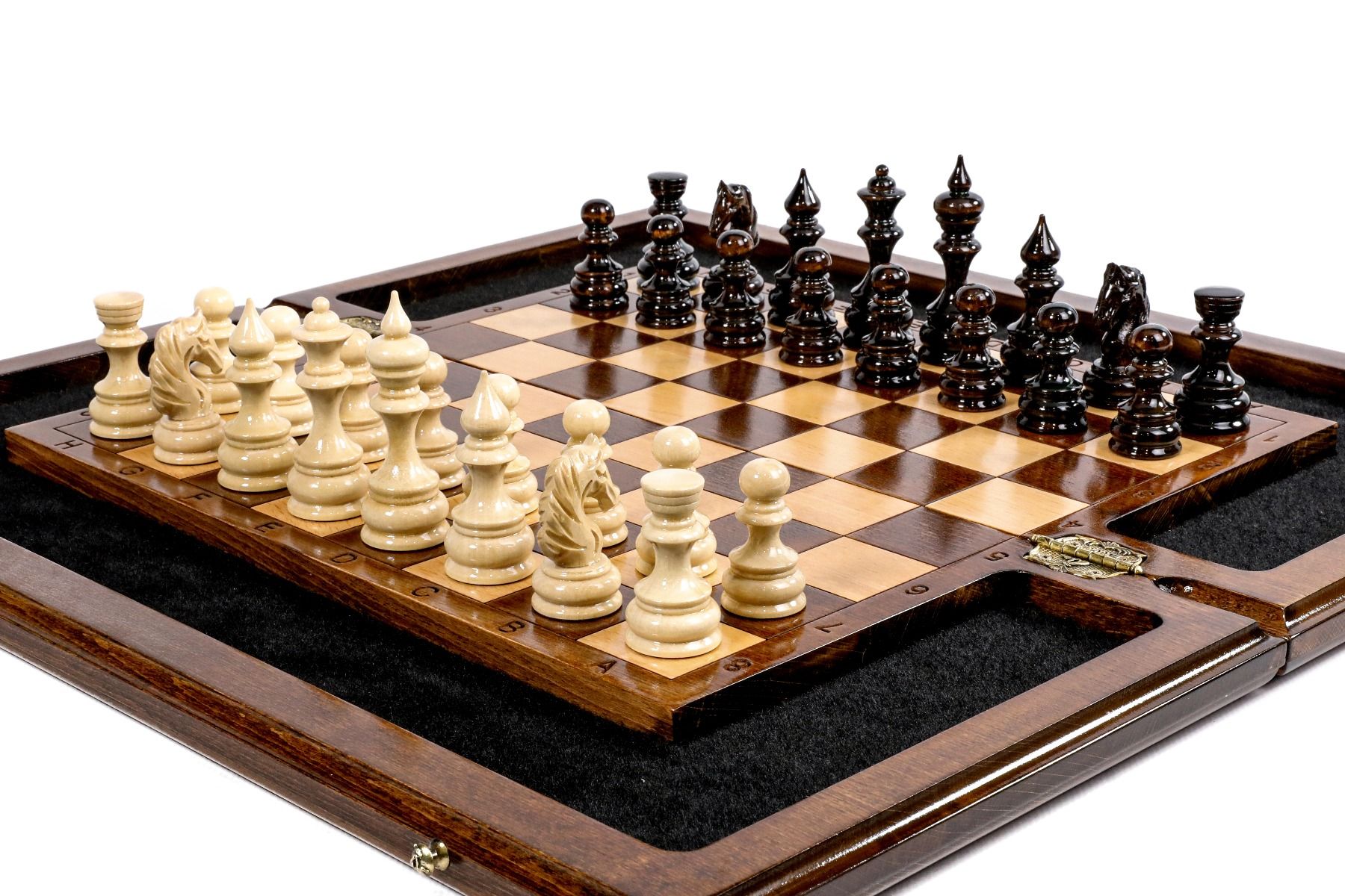 Handcrafted Armenian chess board symbolic eternity artwork style
