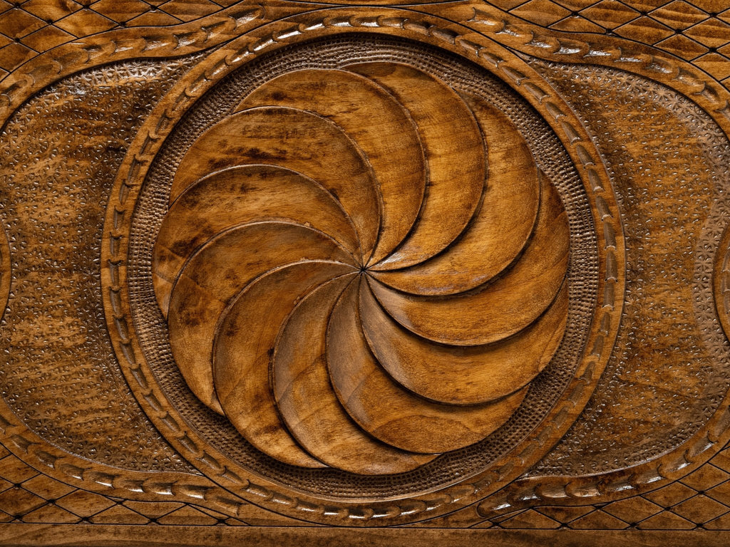 Luxury Backgammon Set – Armenian Eternity Symbol with Bronze Details - Unumperfectus
