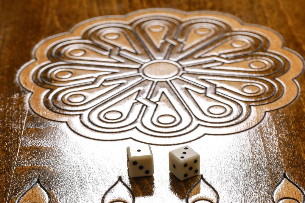 Armenian Wooden Classic Backgammon Board Ararat 23.6" | 60 cm - Unumperfectus