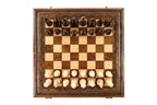 Classic chess set - board surface detail